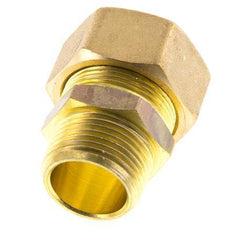 R 3/4'' Male x 22mm Brass Straight Compression Fitting 54 Bar DIN EN 1254-2