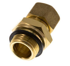 G 1/2'' Male x 12mm Brass Straight Compression Fitting with PA Seal 75 Bar DIN EN 1254-2