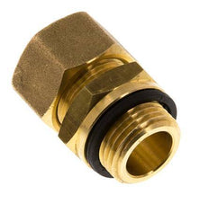 G 1/2'' Male x 16mm Brass Straight Compression Fitting with PA Seal 76 Bar DIN EN 1254-2