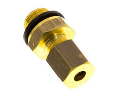 G 1/8'' Male x 4mm Brass Straight Compression Fitting with PA Seal 150 Bar DIN EN 1254-2 [2 Pieces]