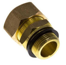 G 3/4'' Male x 22mm Brass Straight Compression Fitting with PA Seal 54 Bar DIN EN 1254-2