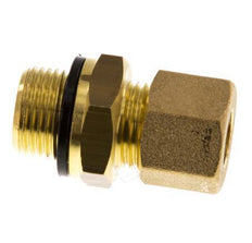 G 3/8'' Male x 10mm Brass Straight Compression Fitting with PA Seal 95 Bar DIN EN 1254-2