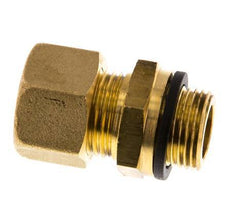 G 3/8'' Male x 12mm Brass Straight Compression Fitting with PA Seal 75 Bar DIN EN 1254-2