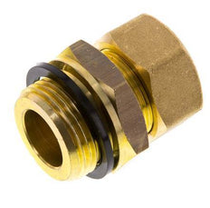 G 1'' Male x 22mm Brass Straight Compression Fitting with PA Seal 54 Bar DIN EN 1254-2