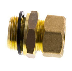 G 1'' Male x 22mm Brass Straight Compression Fitting with PA Seal 54 Bar DIN EN 1254-2