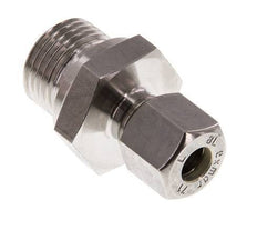 G 1/2'' Male x 8L Stainless steel Straight Compression Fitting 315 Bar DIN 2353