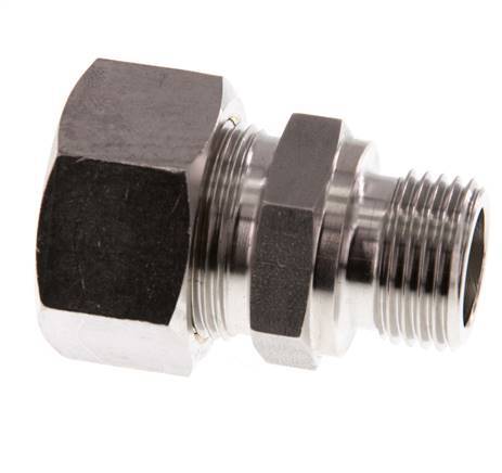 G 1/2'' Male x 18L Stainless steel Straight Compression Fitting 315 Bar DIN 2353