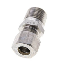 1/2'' NPT Male x 12L Stainless steel Straight Compression Fitting 315 Bar DIN 2353