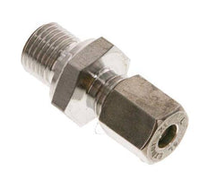 G 1/4'' Male x 6L Stainless steel Straight Compression Fitting 315 Bar DIN 2353