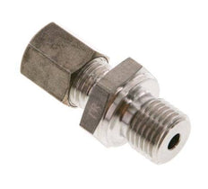 G 1/4'' Male x 6L Stainless steel Straight Compression Fitting 315 Bar DIN 2353