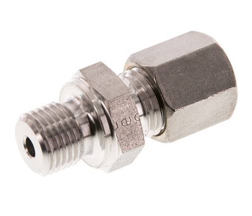 G 1/4'' Male x 6S Stainless steel Straight Compression Fitting 630 Bar DIN 2353