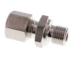 G 1/4'' Male x 8L Stainless steel Straight Compression Fitting 315 Bar DIN 2353