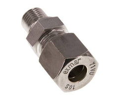 G 1/4'' Male x 10S Stainless steel Straight Compression Fitting 630 Bar DIN 2353