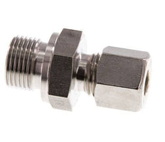 G 3/8'' Male x 8L Stainless steel Straight Compression Fitting 315 Bar DIN 2353