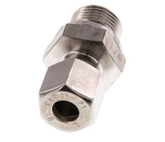 G 3/8'' Male x 8L Stainless steel Straight Compression Fitting 315 Bar DIN 2353