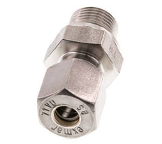 G 3/8'' Male x 8S Stainless steel Straight Compression Fitting 630 Bar DIN 2353