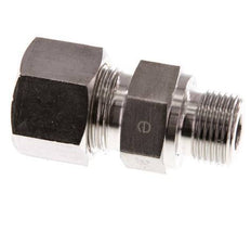 G 3/8'' Male x 12S Stainless steel Straight Compression Fitting 630 Bar DIN 2353