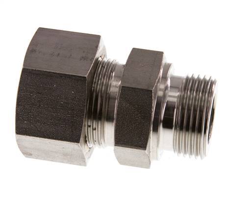 G 1'' Male x 25S Stainless steel Straight Compression Fitting 400 Bar DIN 2353