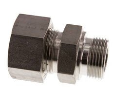 G 1'' Male x 25S Stainless steel Straight Compression Fitting 400 Bar DIN 2353