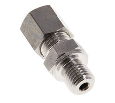 M12x1.5 Male x 6S Stainless steel Straight Compression Fitting 630 Bar DIN 2353