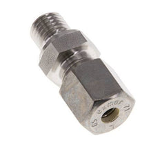 M12x1.5 Male x 6S Stainless steel Straight Compression Fitting 630 Bar DIN 2353