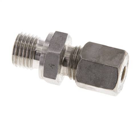 M14x1.5 Male x 6S Stainless steel Straight Compression Fitting 630 Bar DIN 2353