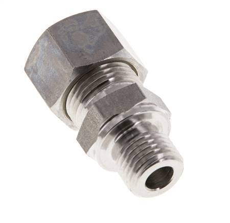 M14x1.5 Male x 12L Stainless steel Straight Compression Fitting 315 Bar DIN 2353