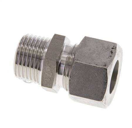 M18x1.5 Male x 10L Stainless steel Straight Compression Fitting 315 Bar DIN 2353