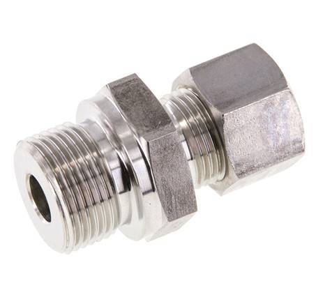 M22x1.5 Male x 12L Stainless steel Straight Compression Fitting 315 Bar DIN 2353