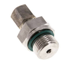 G 1/2'' Male x 6S Stainless steel Straight Compression Fitting with FKM Seal 630 Bar DIN 2353