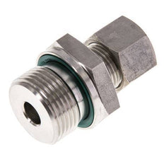 G 3/4'' Male x 12L Stainless steel Straight Compression Fitting with FKM Seal 315 Bar DIN 2353