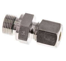 G 3/8'' Male x 8S Stainless steel Straight Compression Fitting with FKM Seal 630 Bar DIN 2353