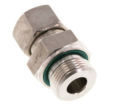 G 1'' Male x 20S Stainless steel Straight Compression Fitting with FKM Seal 400 Bar DIN 2353