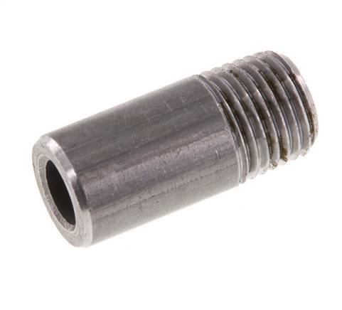 R 1/4'' Male x 13.5mm Steel Pipe Nipple with Welding End 50 Bar DIN 2982 - 30mm [5 Pieces]