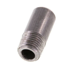 R 1/4'' Male x 13.5mm Steel Pipe Nipple with Welding End 50 Bar DIN 2982 - 30mm [5 Pieces]