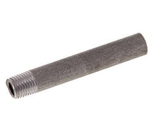 R 1/4'' Male x 13.5mm Steel Pipe Nipple with Welding End 50 Bar DIN 2982 - 80mm [2 Pieces]