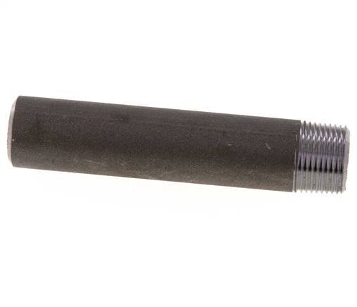 R 3/4'' Male x 26.9mm Steel Pipe Nipple with Welding End 50 Bar DIN 2982 - 120mm [2 Pieces]