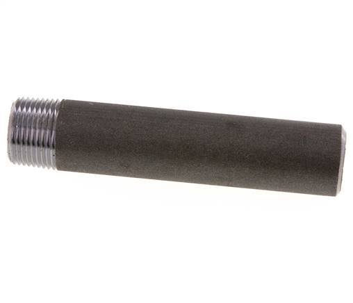 R 3/4'' Male x 26.9mm Steel Pipe Nipple with Welding End 50 Bar DIN 2982 - 120mm [2 Pieces]