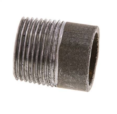 R 3/4'' Male x 26.9mm Steel Pipe Nipple with Welding End 50 Bar DIN 2982 - 30mm [2 Pieces]