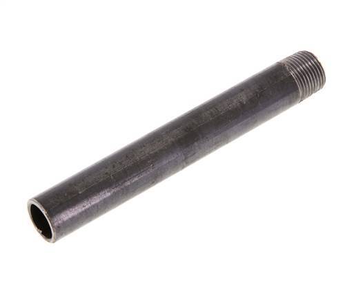 R 3/8'' Male x 17.2mm Steel Pipe Nipple with Welding End 50 Bar DIN 2982 - 120mm [2 Pieces]