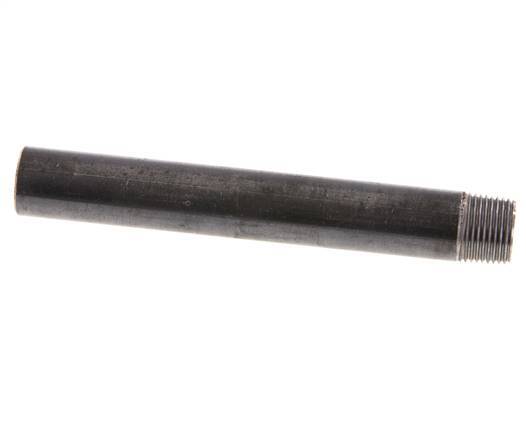 R 3/8'' Male x 17.2mm Steel Pipe Nipple with Welding End 50 Bar DIN 2982 - 120mm [2 Pieces]