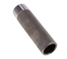 R 1'' Male x 33.7mm Steel Pipe Nipple with Welding End 50 Bar DIN 2982 - 120mm [2 Pieces]