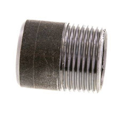 R 1'' Male x 33.7mm Steel Pipe Nipple with Welding End 50 Bar DIN 2982 - 40mm [2 Pieces]