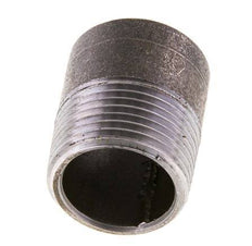 R 1'' Male x 33.7mm Steel Pipe Nipple with Welding End 50 Bar DIN 2982 - 40mm [2 Pieces]