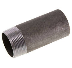 R 1 1/2'' Male x 48.3mm Steel Pipe Nipple with Welding End 50 Bar DIN 2982 - 100mm [2 Pieces]