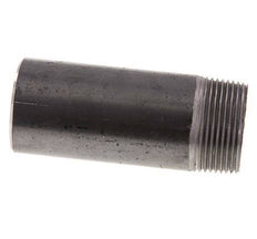 R 1 1/4'' Male x 42.4mm Steel Pipe Nipple with Welding End 50 Bar DIN 2982 - 100mm [2 Pieces]