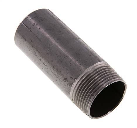 R 1 1/4'' Male x 42.4mm Steel Pipe Nipple with Welding End 50 Bar DIN 2982 - 100mm [2 Pieces]