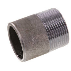 R 1 1/4'' Male x 42.4mm Steel Pipe Nipple with Welding End 50 Bar DIN 2982 - 50mm [2 Pieces]