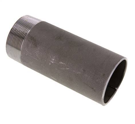 R 2 1/2'' Male x 76.1mm Steel Pipe Nipple with Welding End 50 Bar DIN 2982 - 170mm