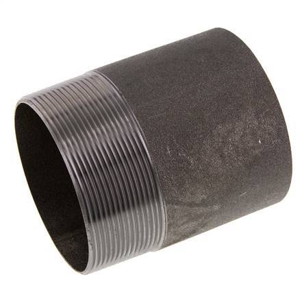 R 3'' Male x 88.9mm Steel Pipe Nipple with Welding End 50 Bar DIN 2982 - 100mm